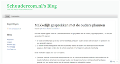 Desktop Screenshot of blog.schoudercom.nl