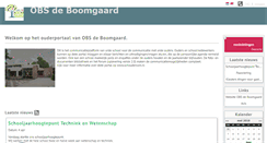 Desktop Screenshot of deboomgaard.schoudercom.nl