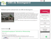 Tablet Screenshot of deboomgaard.schoudercom.nl